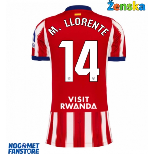 Atletico Madrid Marcos Llorente #14 Domaci Dres za Ženska 2026-27 Kratak Rukav